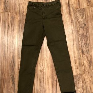 H&M High-Waisted Denim Jeggings